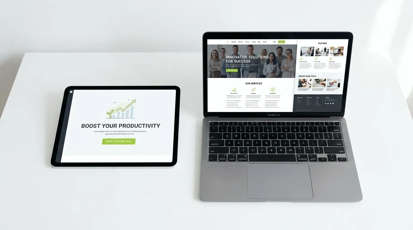Landing Page vs. Full Website: Which Does Your Business Need?