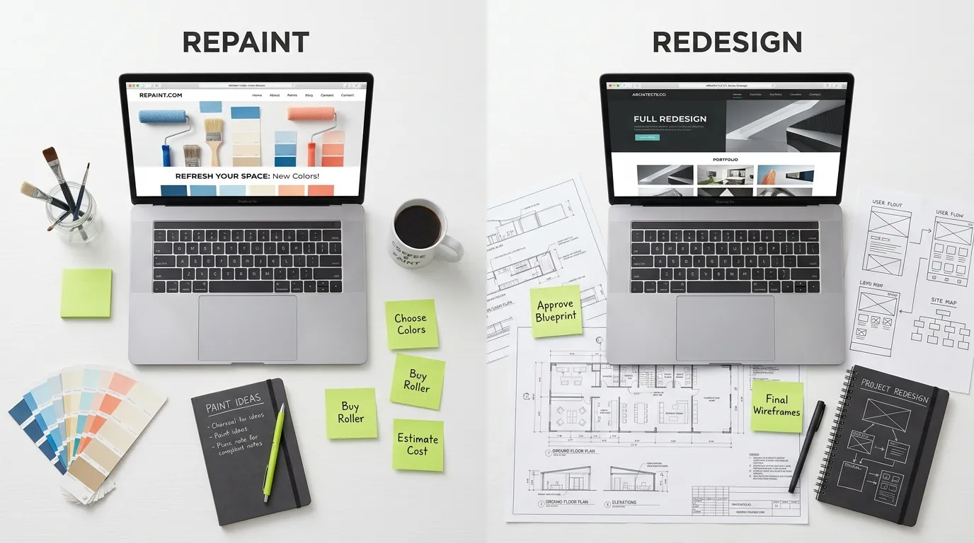 Website Redesign vs. Refresh: Which Do You Actually Need?