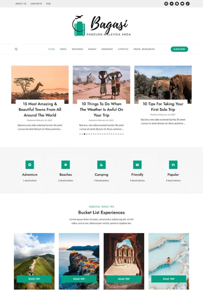 Bagasi website by Bingo Digital