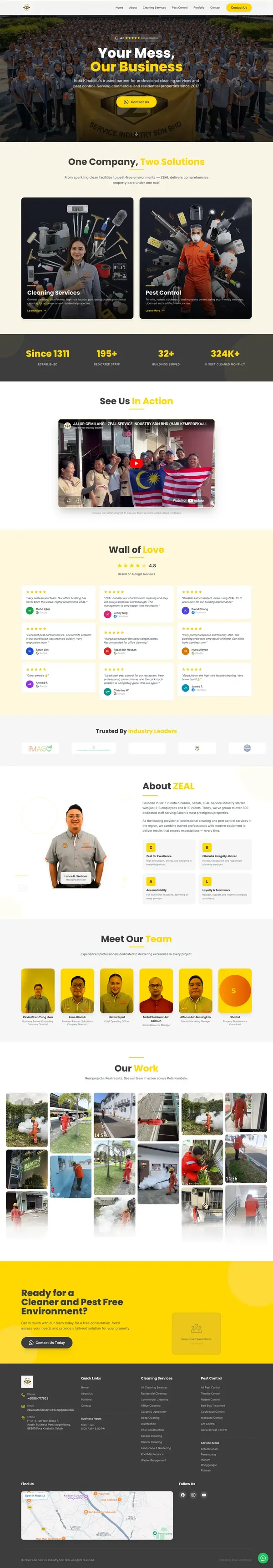 Zeal website by Bingo Digital