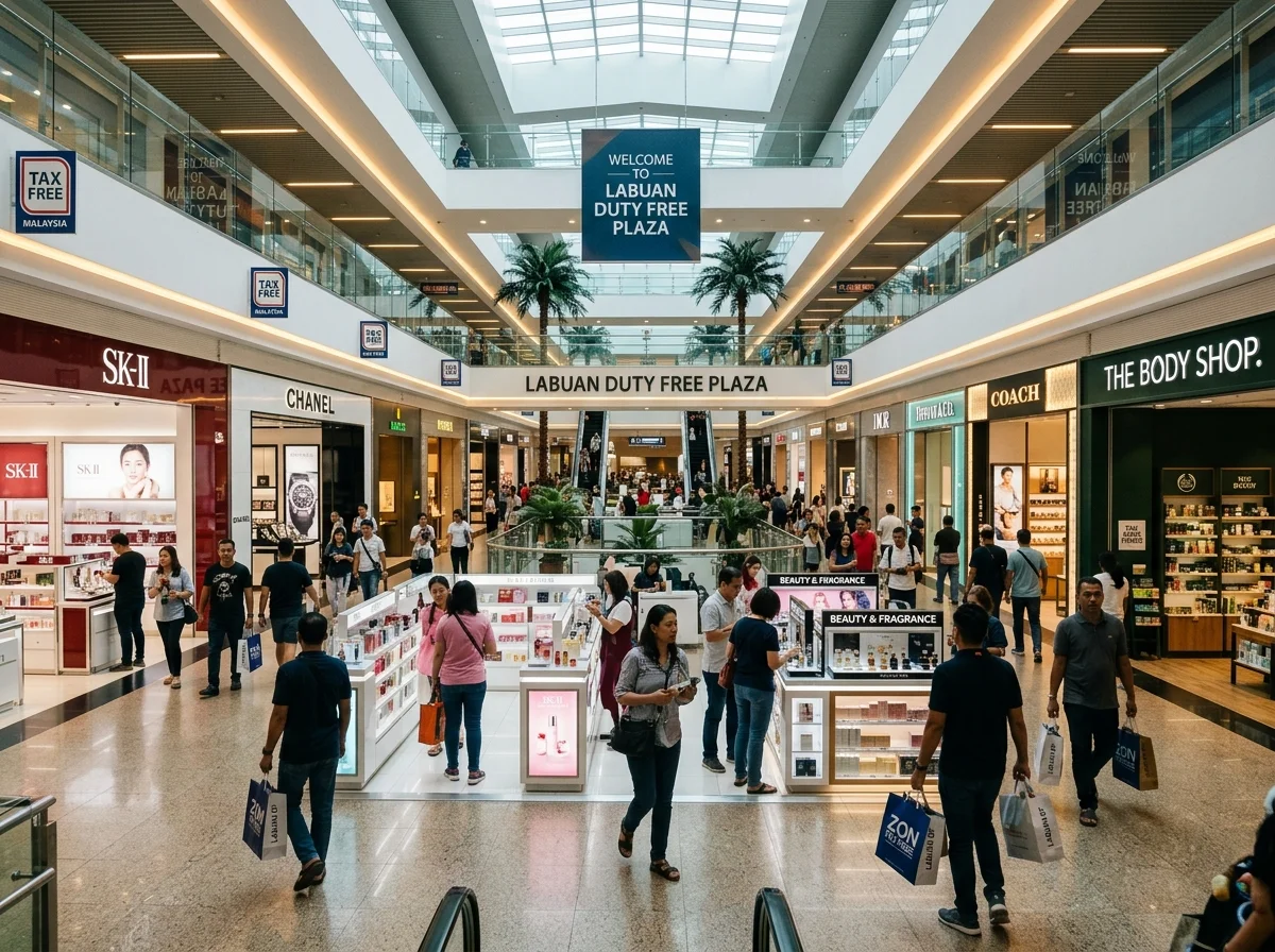 Web design for duty-free retail & shopping businesses in Labuan