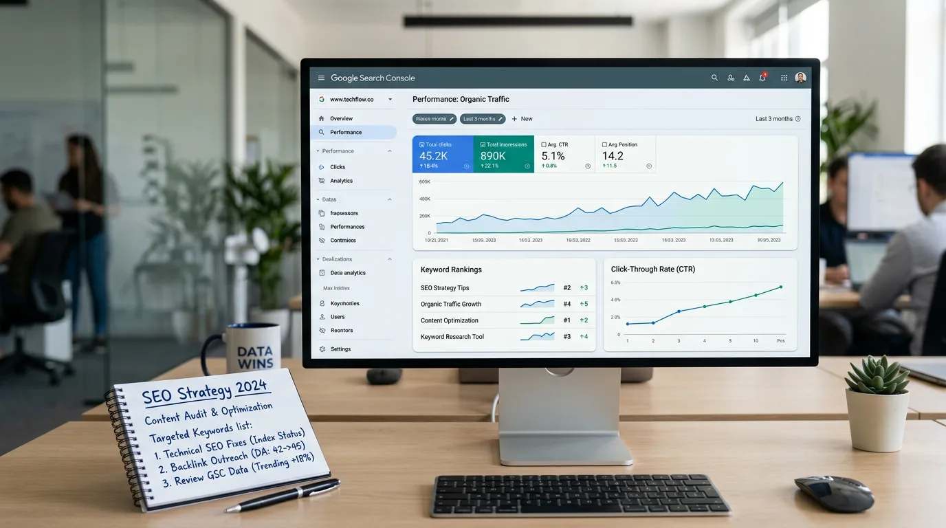 Local SEO ranking growth chart for a Sabah business website